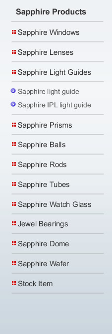 sapphire light guide