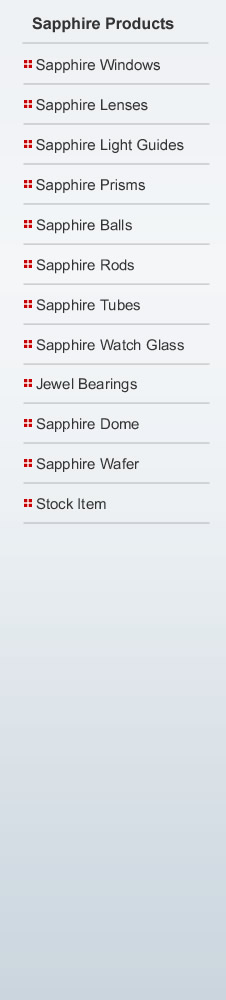 sapphire tubes stock